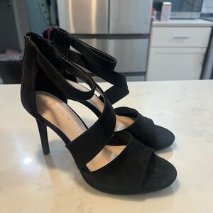 Black Heeled Sandals Kelly & Katie